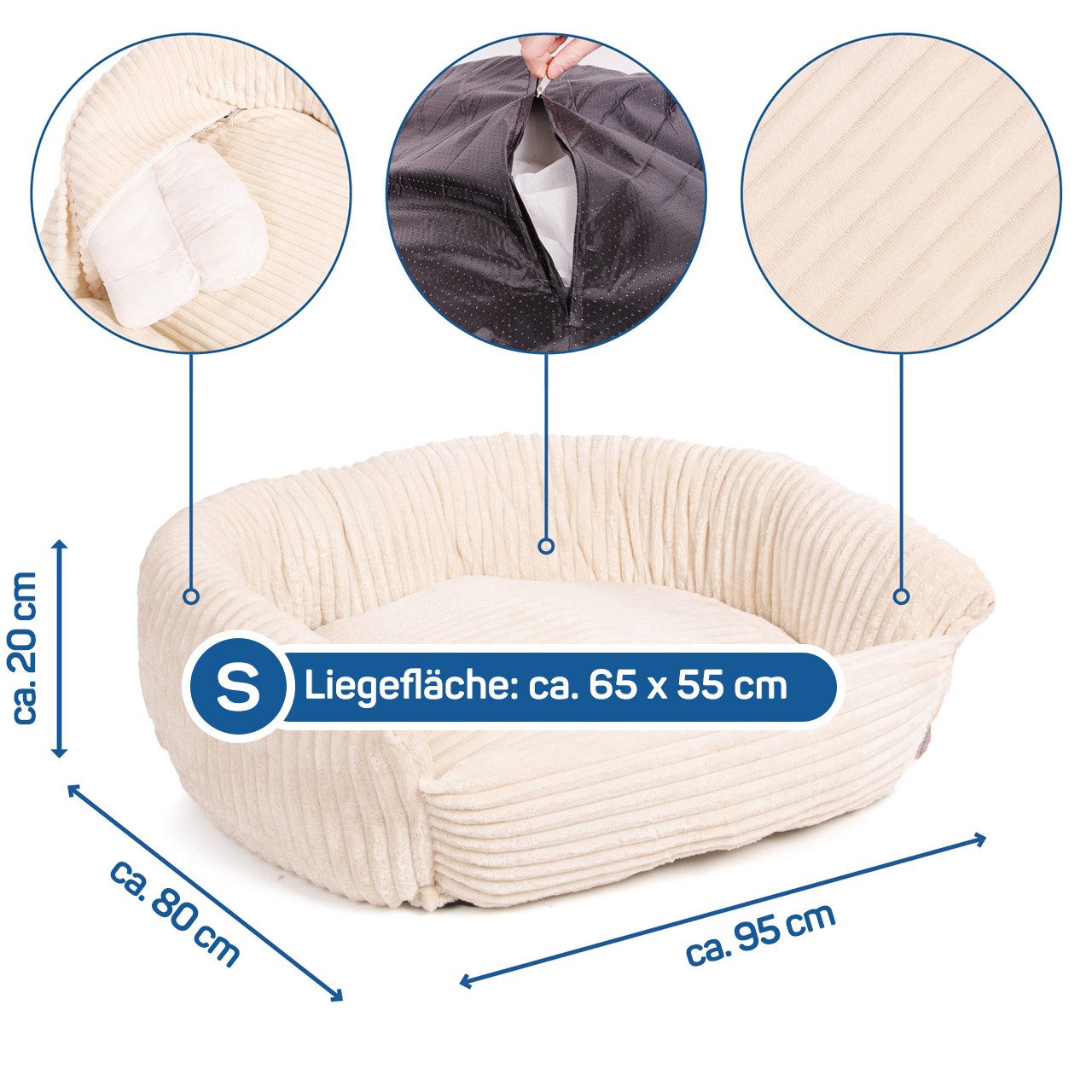 Wallace & Jones Hundekorb Hundebett Cordo günstig online kaufen