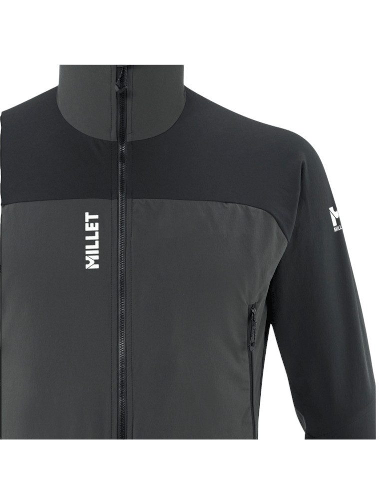 Millet Softshelljacke Fusion XCS Hoodie (winddicht, maximale Bewegungsfreiheit)
