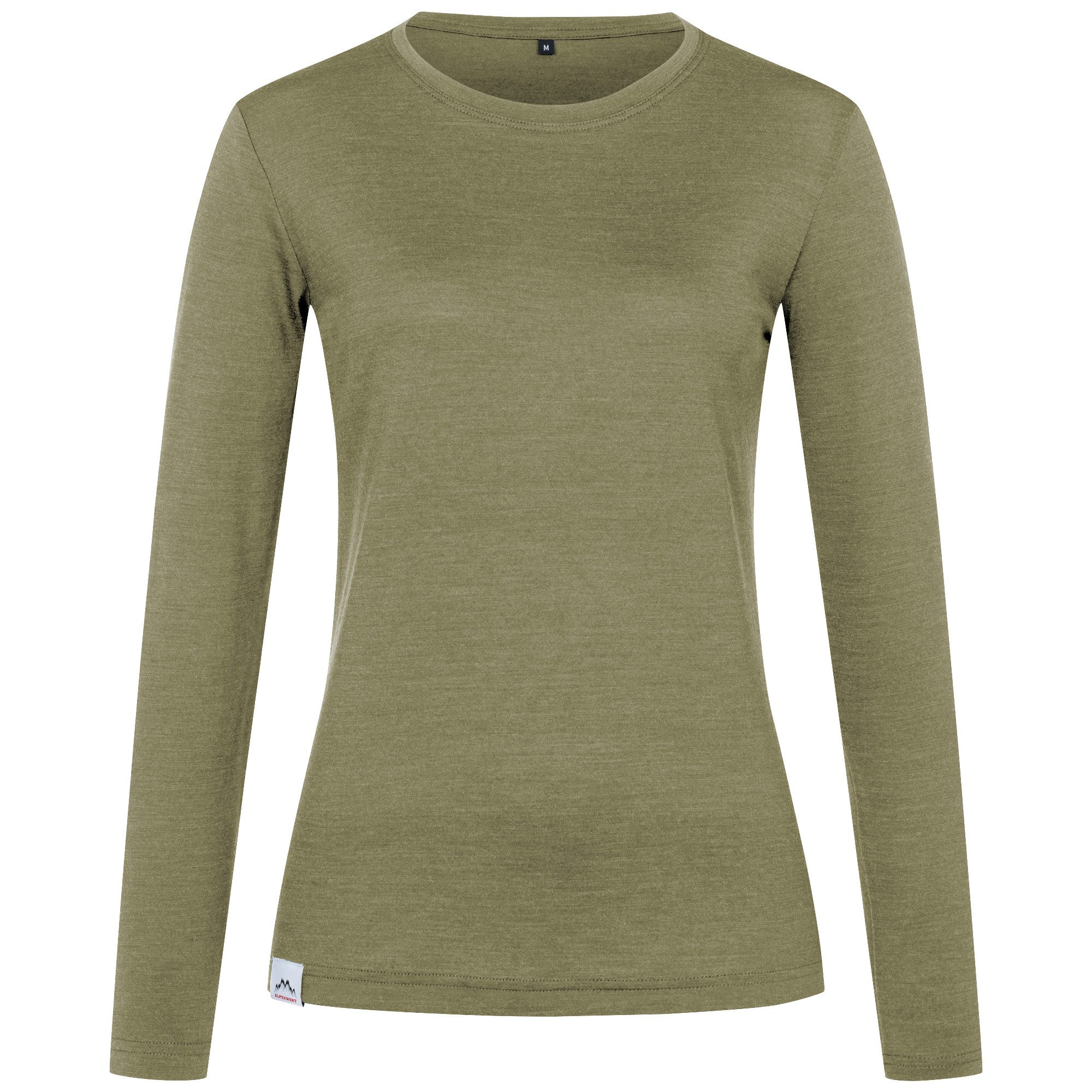Alpenwert Langarmshirt Damen Longsleeve aus Merinowolle – atmungsaktiv & ge günstig online kaufen