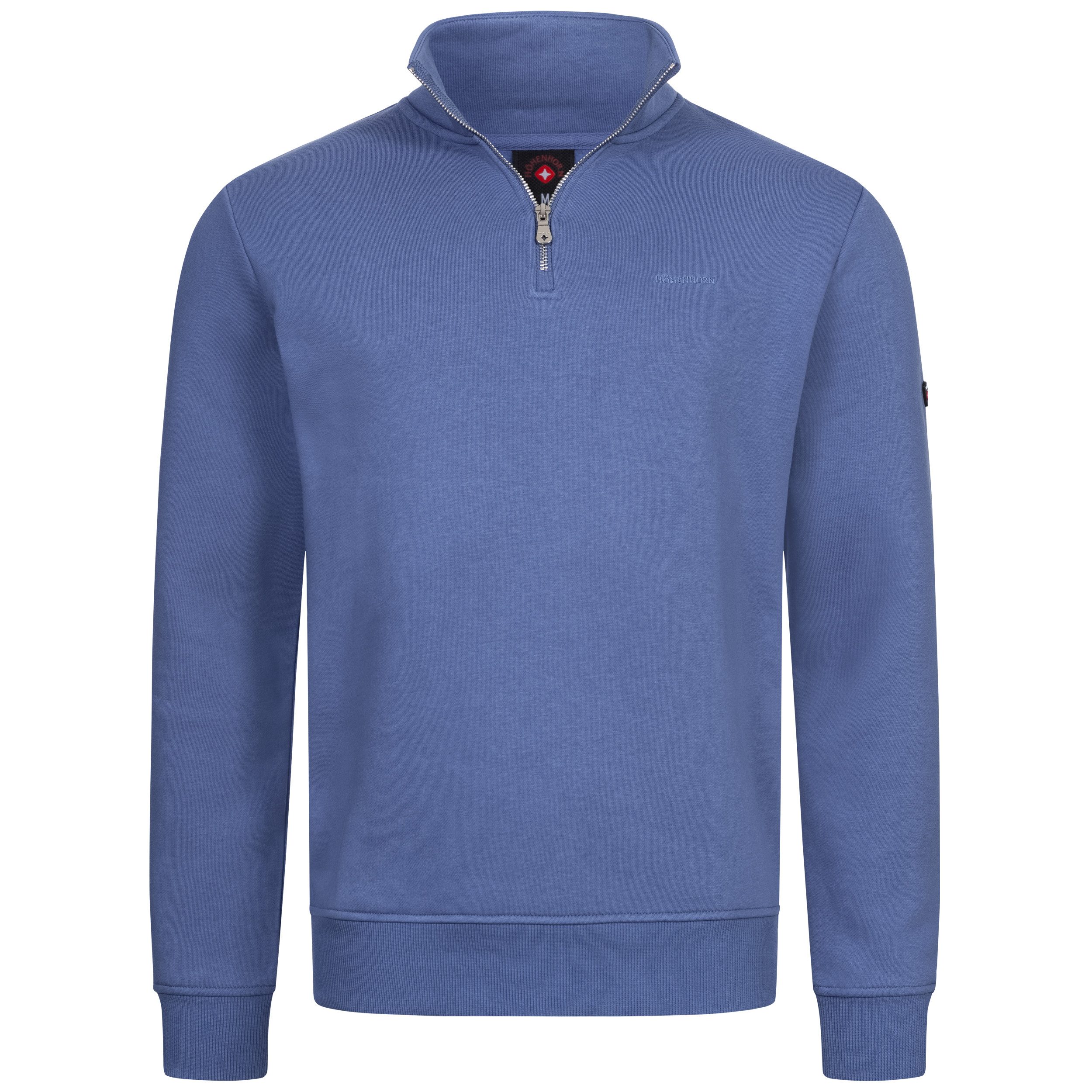 Troyer Troiberg Herren Pullover für Männer 1/4 Zip Sweatshirt mit Kragen