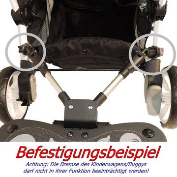 Eichhorn Kinderwagen Buggyboard Eichhorn Cozy B-Rider mit Sitz und Lenkrad, für Kinder ab 12 Monaten, auch im Stehen verwendbar