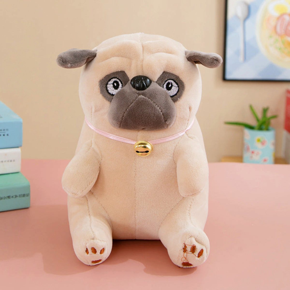 Tinisu Plüschfigur Hund Kuscheltier 25 cm – Niedliches Plüschtier Stofftier