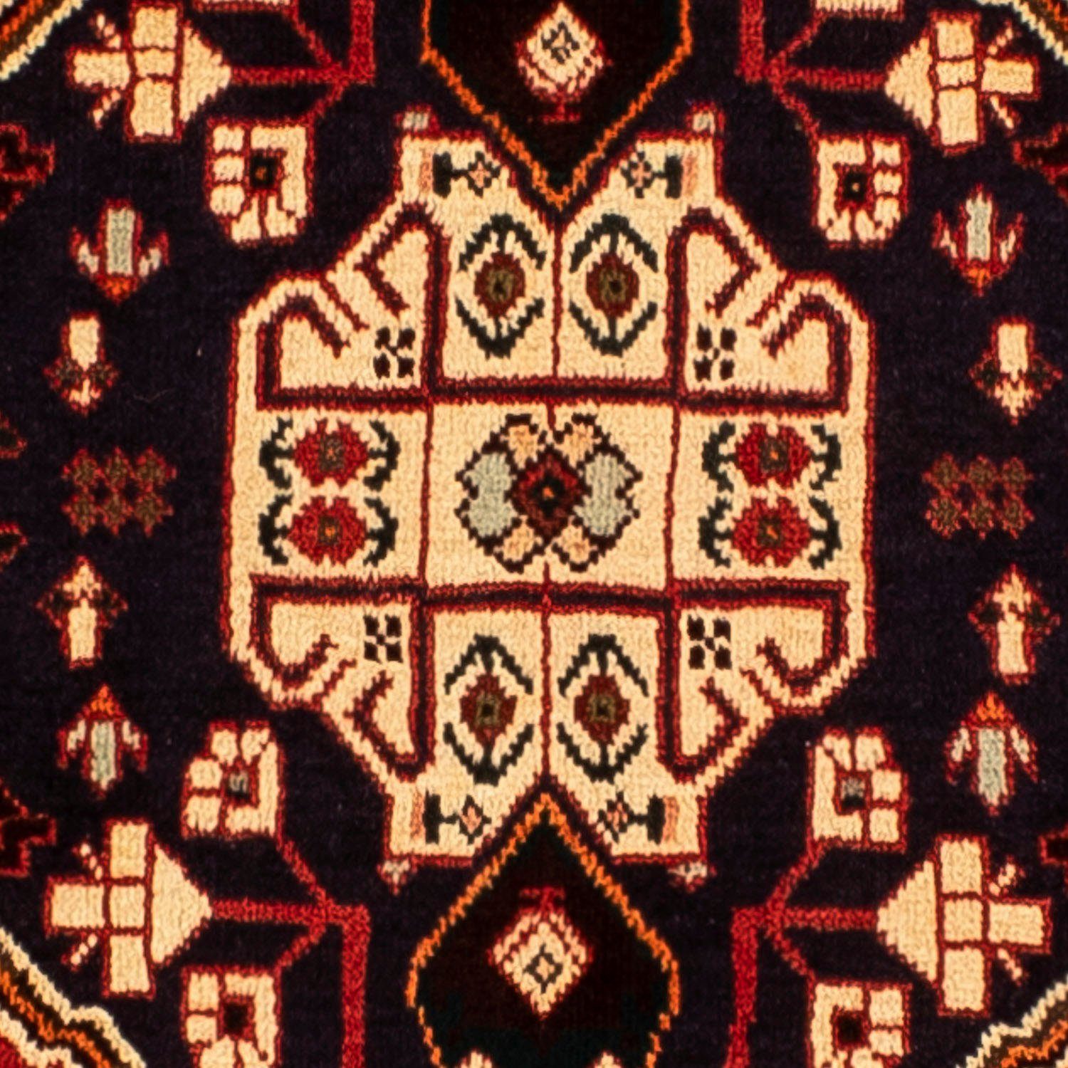 Orientteppich Perser - Nomadic morgenland, Einzelstück 290 - 208 mit x cm Handgeknüpft, 10 dunkelrot, Zertifikat rechteckig, Höhe: mm, - Wohnzimmer