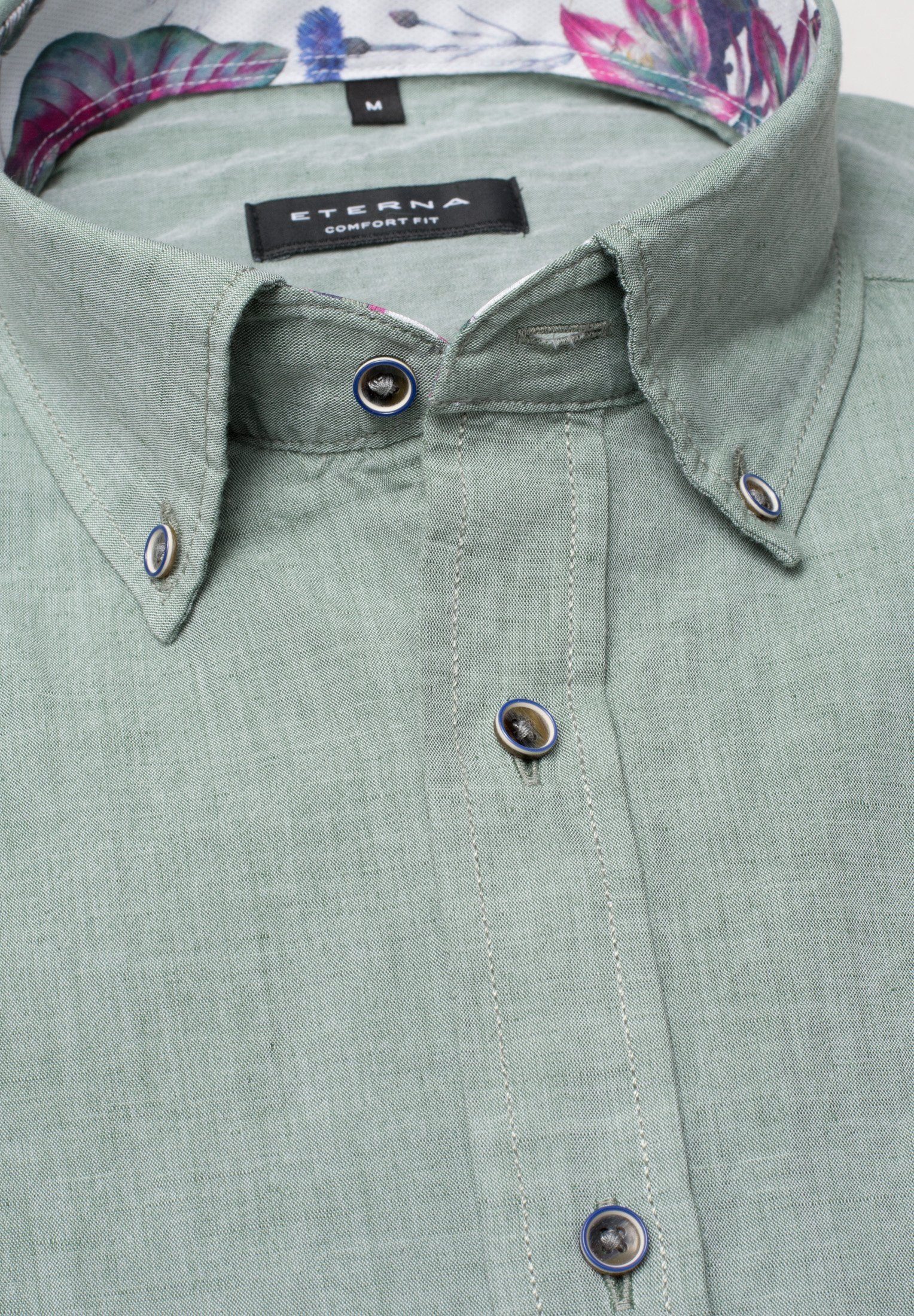 grün Eterna Kurzarmhemd