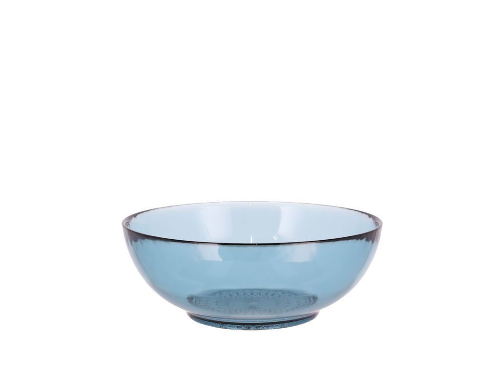 Bitz Schale Kusintha Schale blau 20 cm, Glas, (Glasschalen), Schale Kusintha 20 cm Blau