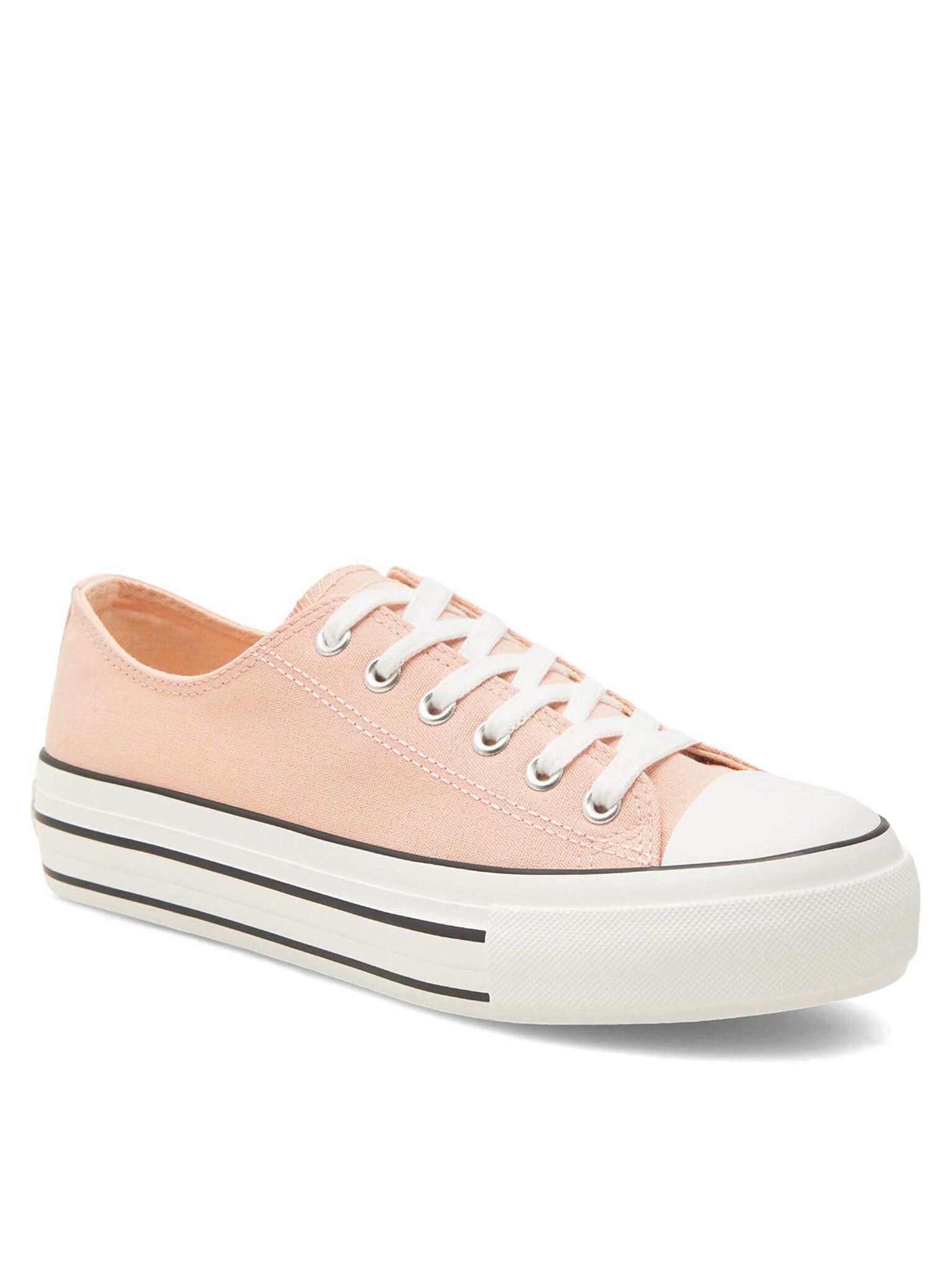 Sneakers aus Stoff LEA-RA003 Orange Sneaker