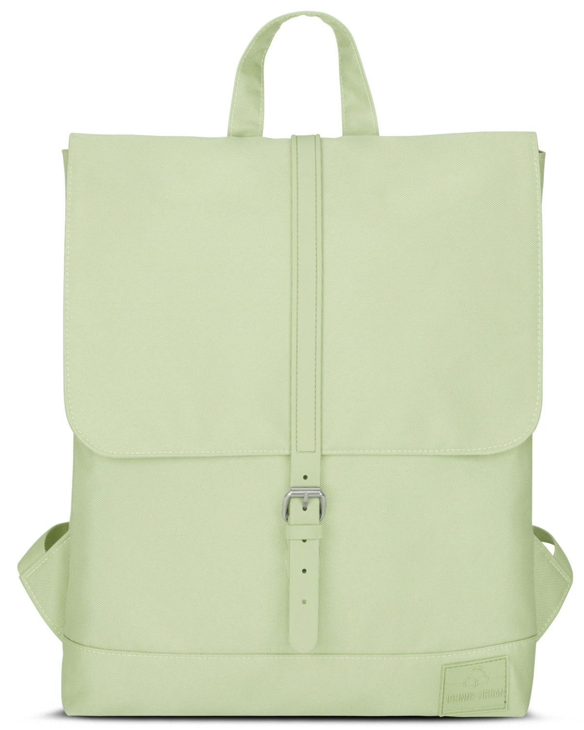 Johnny Urban Cityrucksack MIA Rucksack Damen, Tagesrucksack, Vordertasche, Laptopfach, Wasserabweisend Limette | Freizeitrucksäcke