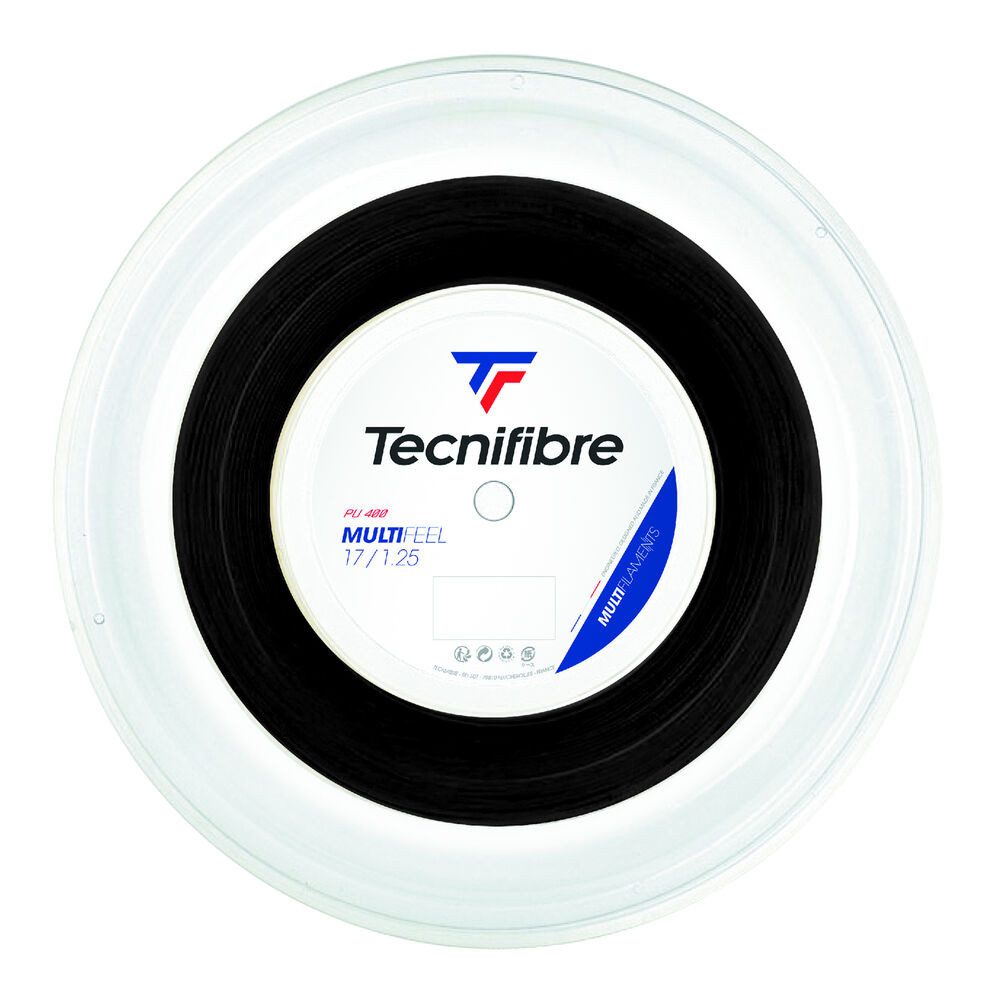 Tecnifibre Tennissaite Multifeel 200m schwarz