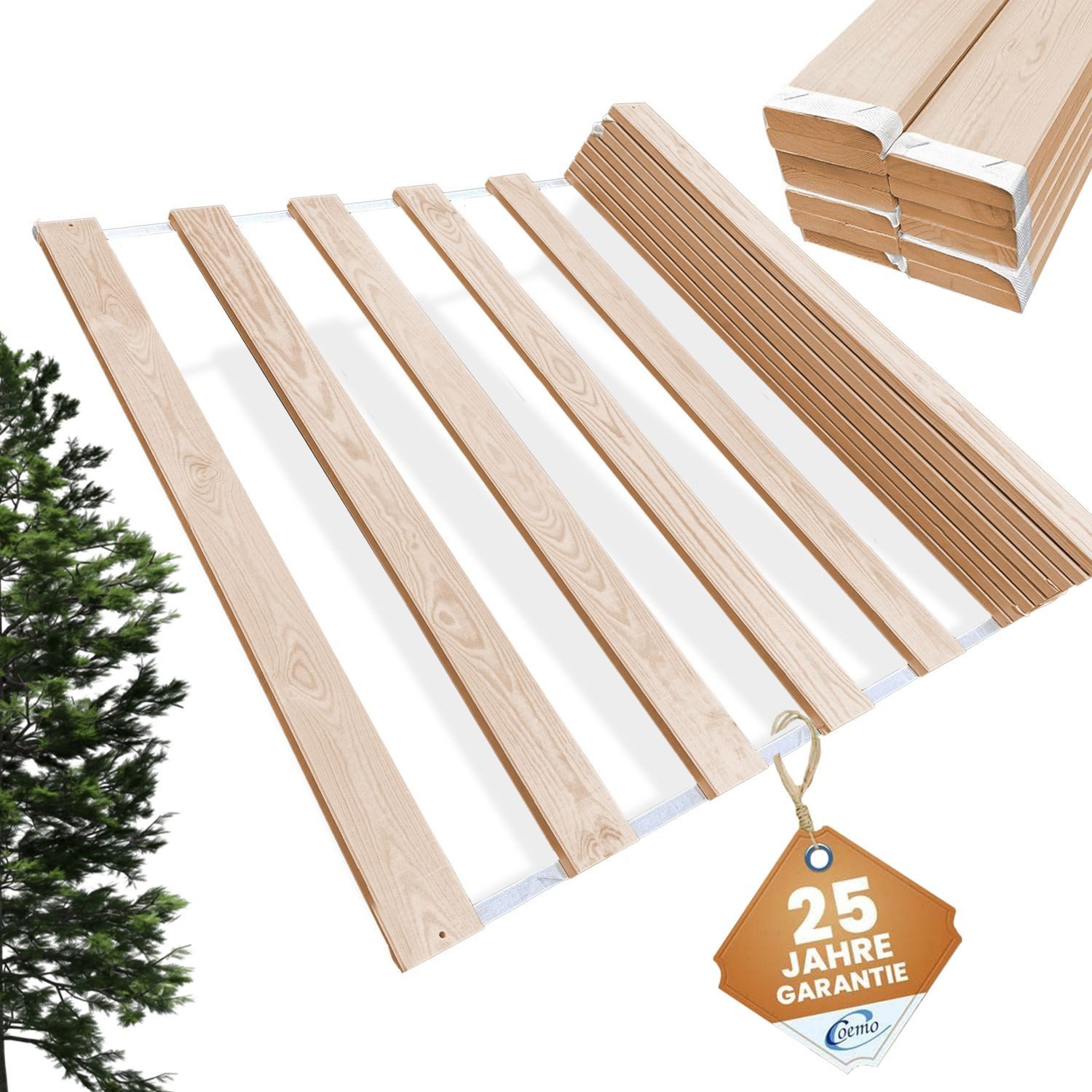 Rollrost VENO, Coemo, Kopfteil nicht verstellbar, Fußteil nicht verstellbar günstig online kaufen