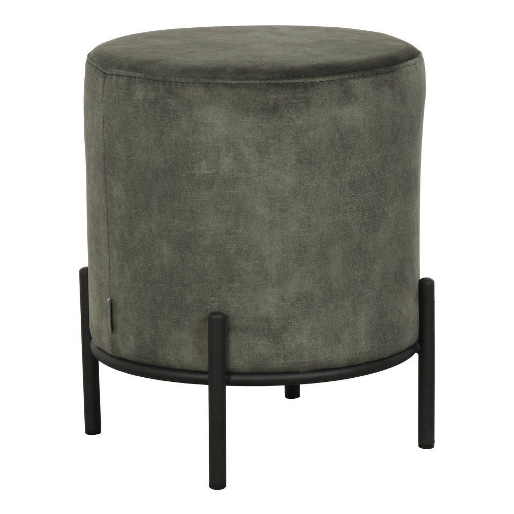 aus Velours Hocker 480x410mm, Healani in Hunter-Grün RINGO-Living Stuhl Möbel