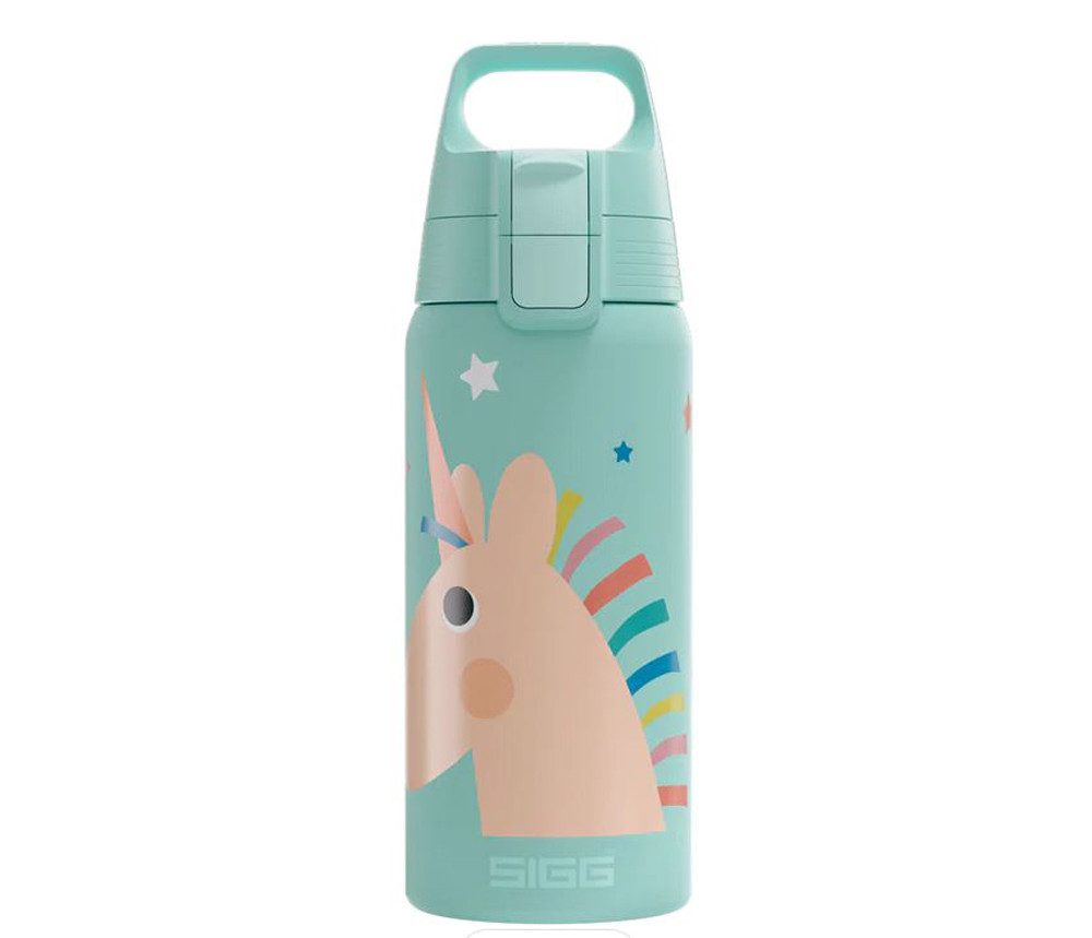 Sigg Isolierflasche Robuste Kinder-Trinkflasche mit farbenfrohen Designs, 100 % auslaufsicher und auch für kohlensäurehaltige Getränke geeignet