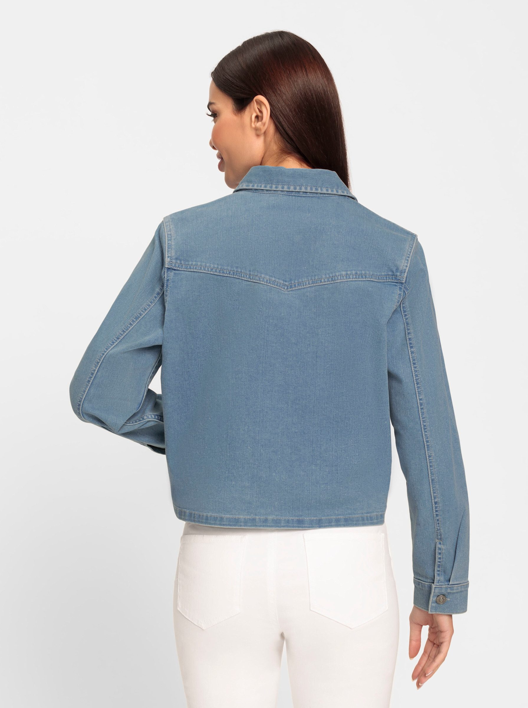 heine Klassische Bluse Jeansbluse günstig online kaufen
