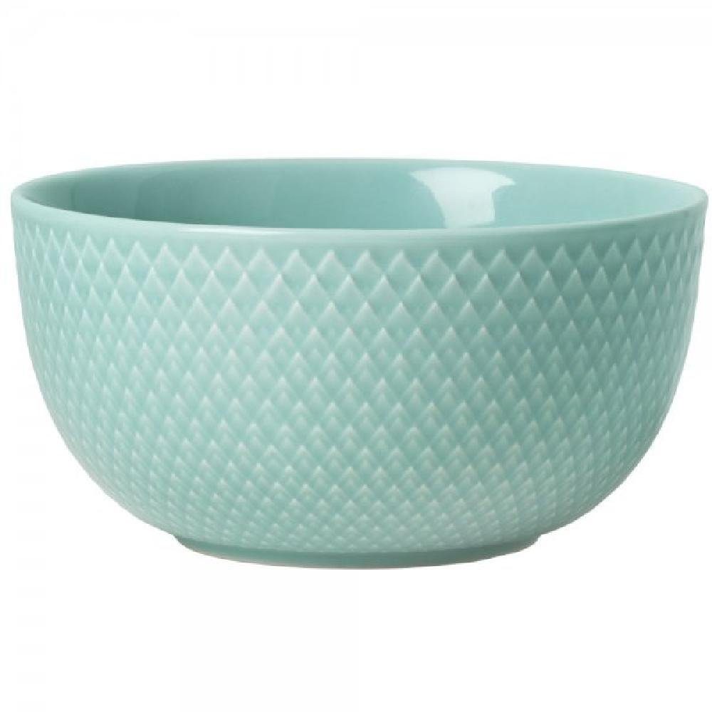 Lyngby Porcelæn Schüssel Porcelain Schale Rhombe Color Aqua (13cm)