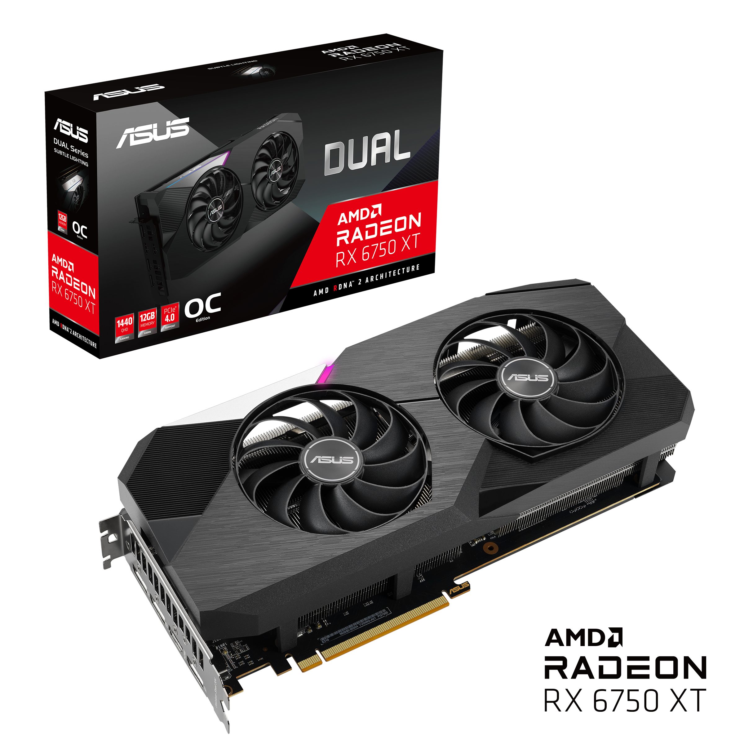 Asus DUAL-RX6750XT-O12G Grafikkarte (12 GB, GDDR6)