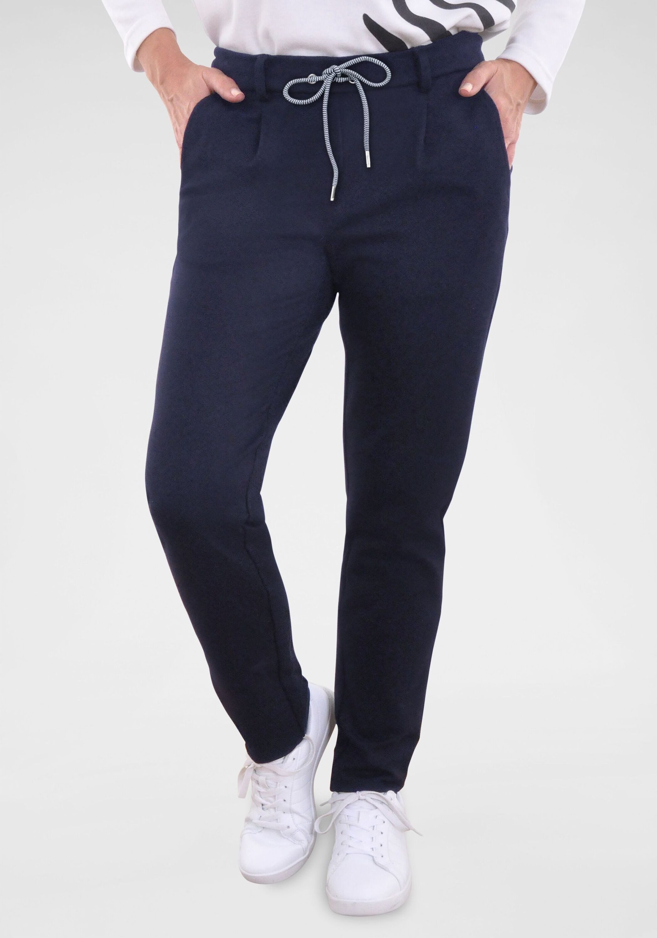 NAVIGAZIONE Stoffhose Punto di Roma im Punto di Roma-Stil günstig online kaufen