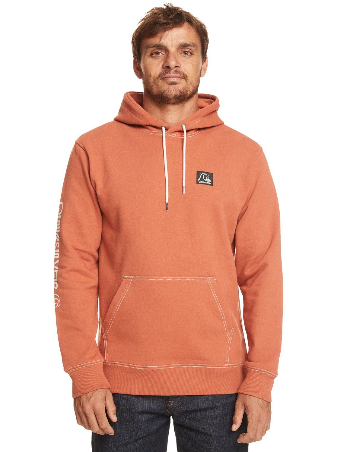 g/m2] Kapuzensweatshirt Quiksilver The Material: Bio-Baumwollstoff Original, [390