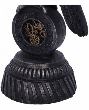 Horror-Shop Dekofigur Rivet Raven Steampunk Raben Figur 24cm