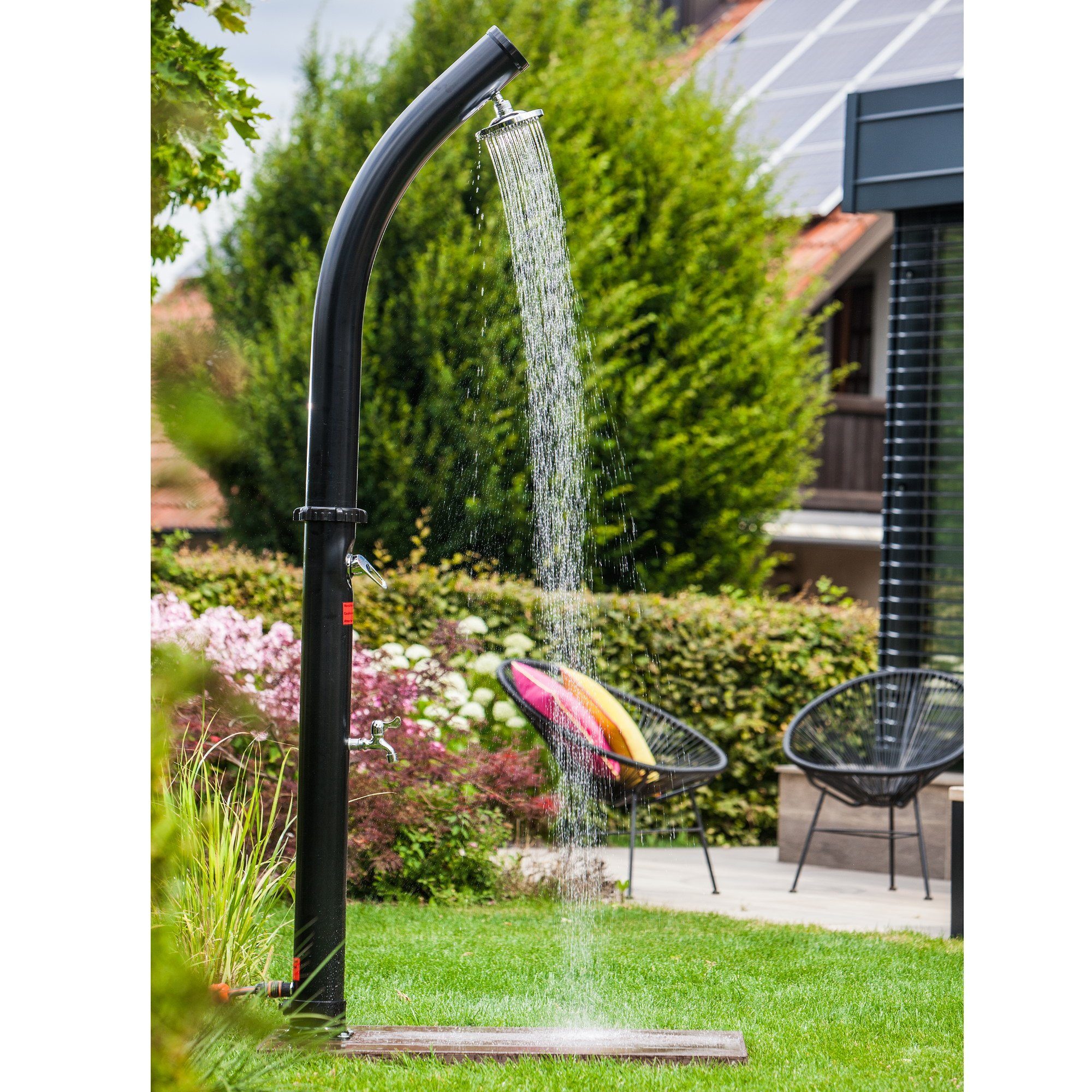 SUMMER FUN Solardusche Summer Fun Bodenplatte für Gartenduschen (Komplett-Set, 1 St)