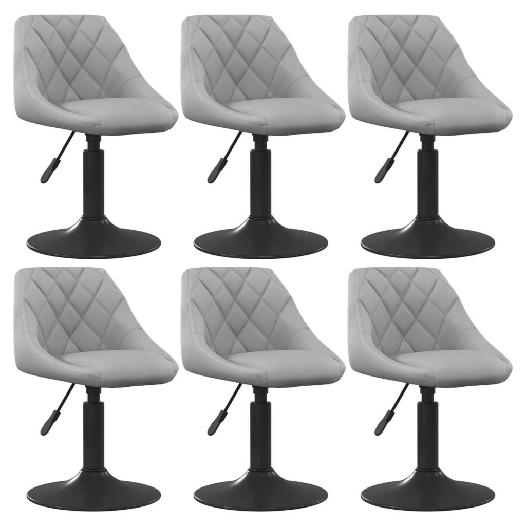 vidaXL Esszimmerstuhl Esszimmerstühle 6 Stk. Drehbar günstig online kaufen