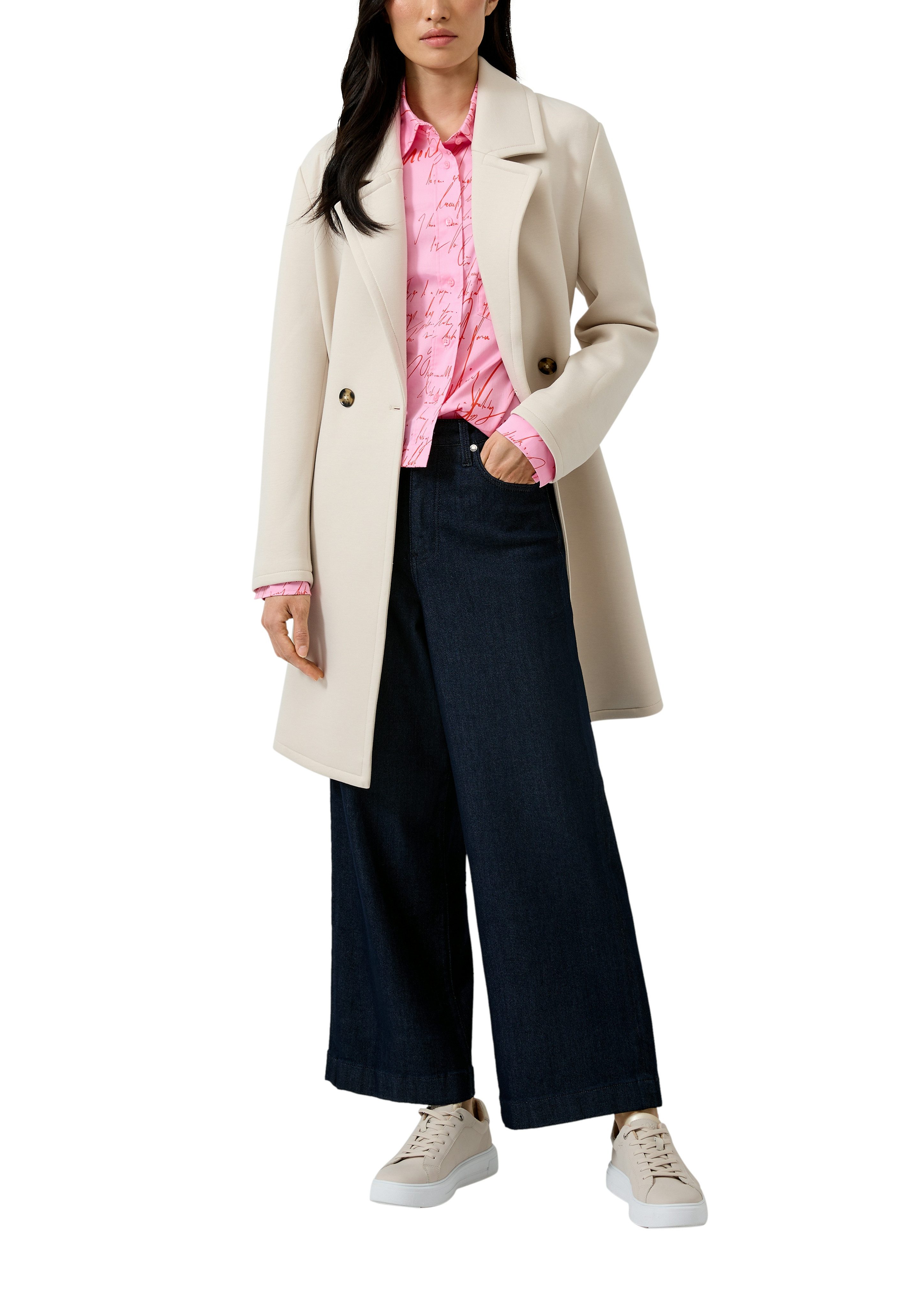 s.Oliver BLACK LABEL Weite Jeans im Five-Pocket Style