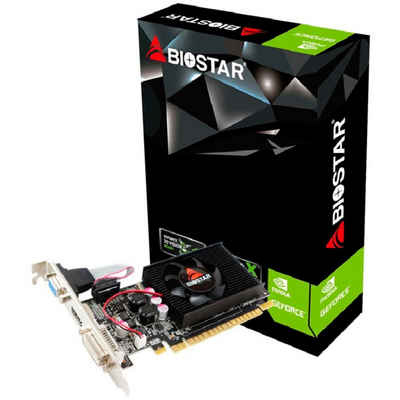 Biostar GeForce GT 610, Mini-HDMI, 2x DVI-I Grafikkarte (2 GB)
