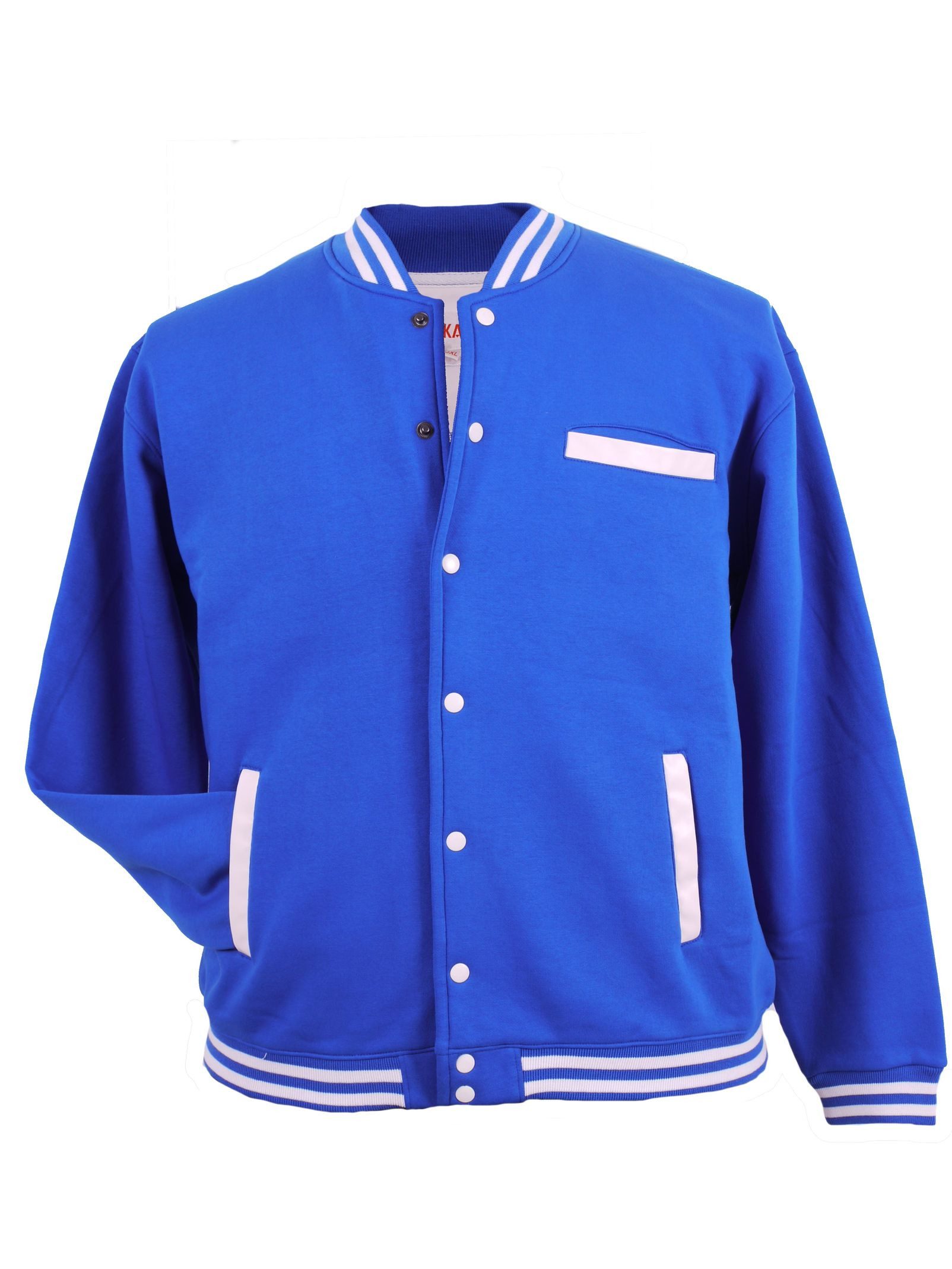 KAMRO Blouson College Jacke von Kamro in Herren Übergrößen, Blau