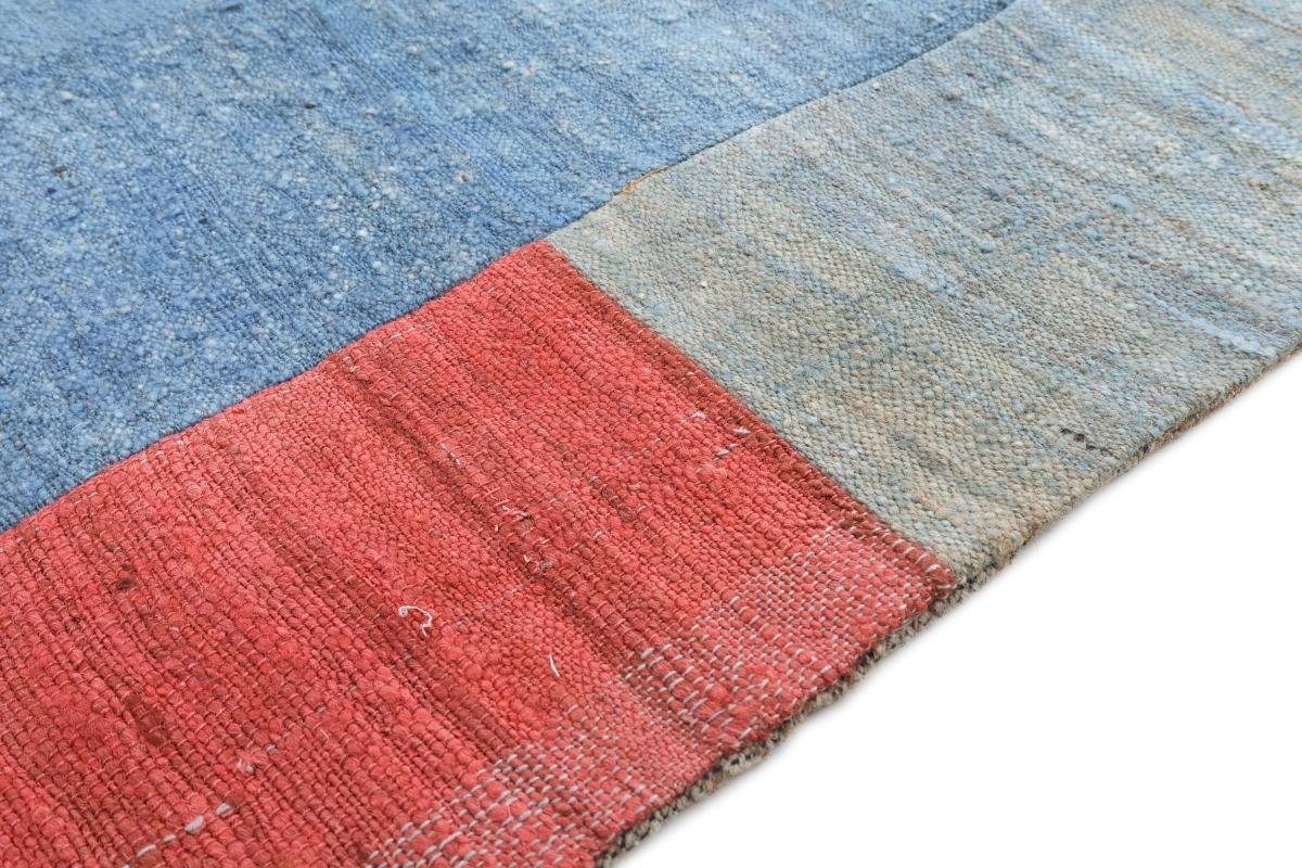 rechteckig, 4 mm Handgewebter Patchwork Kelim Fars 172x246 Orientteppich Nain Orientteppich, Höhe: Trading,