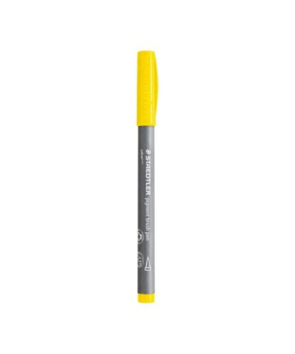 STAEDTLER Malstift Staedtler Pigment Arts Brush Pen, 24 St., (Packung, 24-tlg., Pigment Arts Brush), Pinselstift Pigment Brush Pen