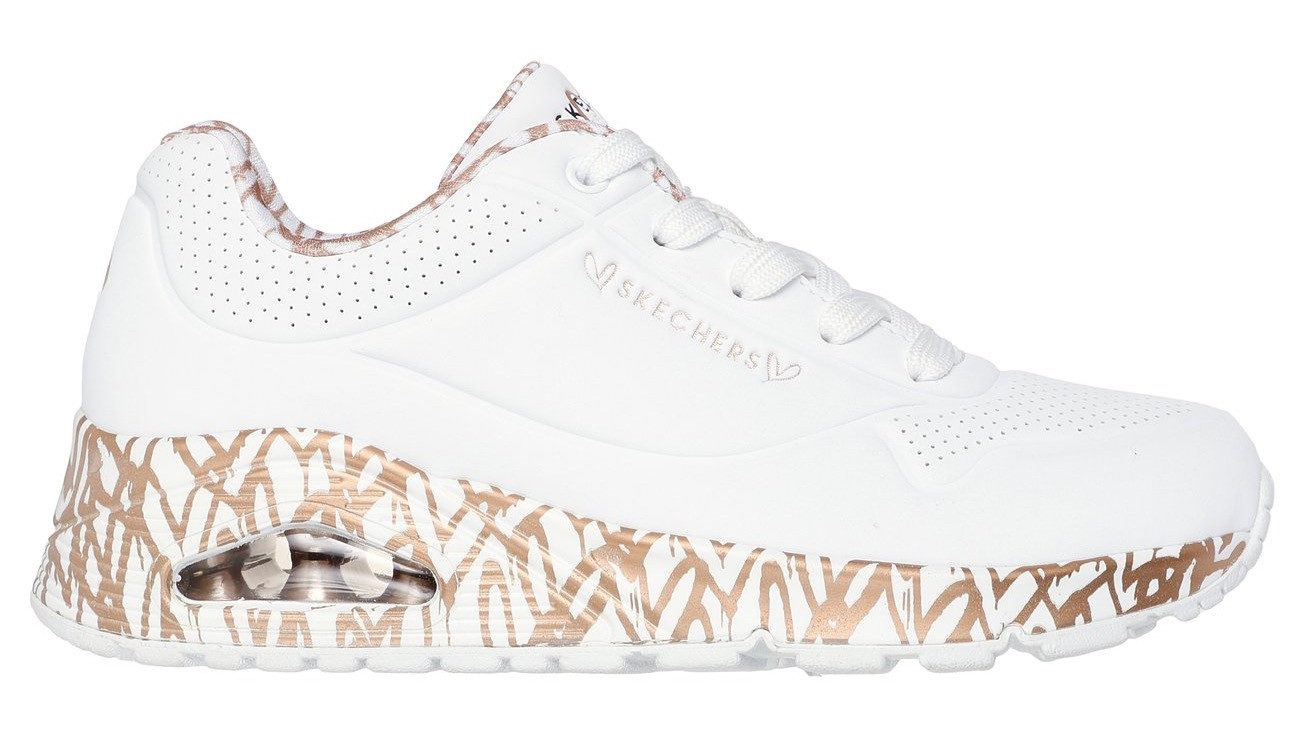 Skechers UNO LOVING LOVE Sneaker Freizeitschuh, Halbschuh, Schnürschuh mit Luftkammersohle