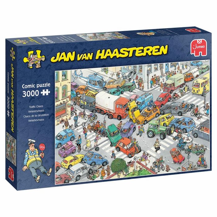 Jumbo Spiele Puzzle Jan van Haasteren - Verkehrschaos 3000 Teile 3000 Puzzleteile