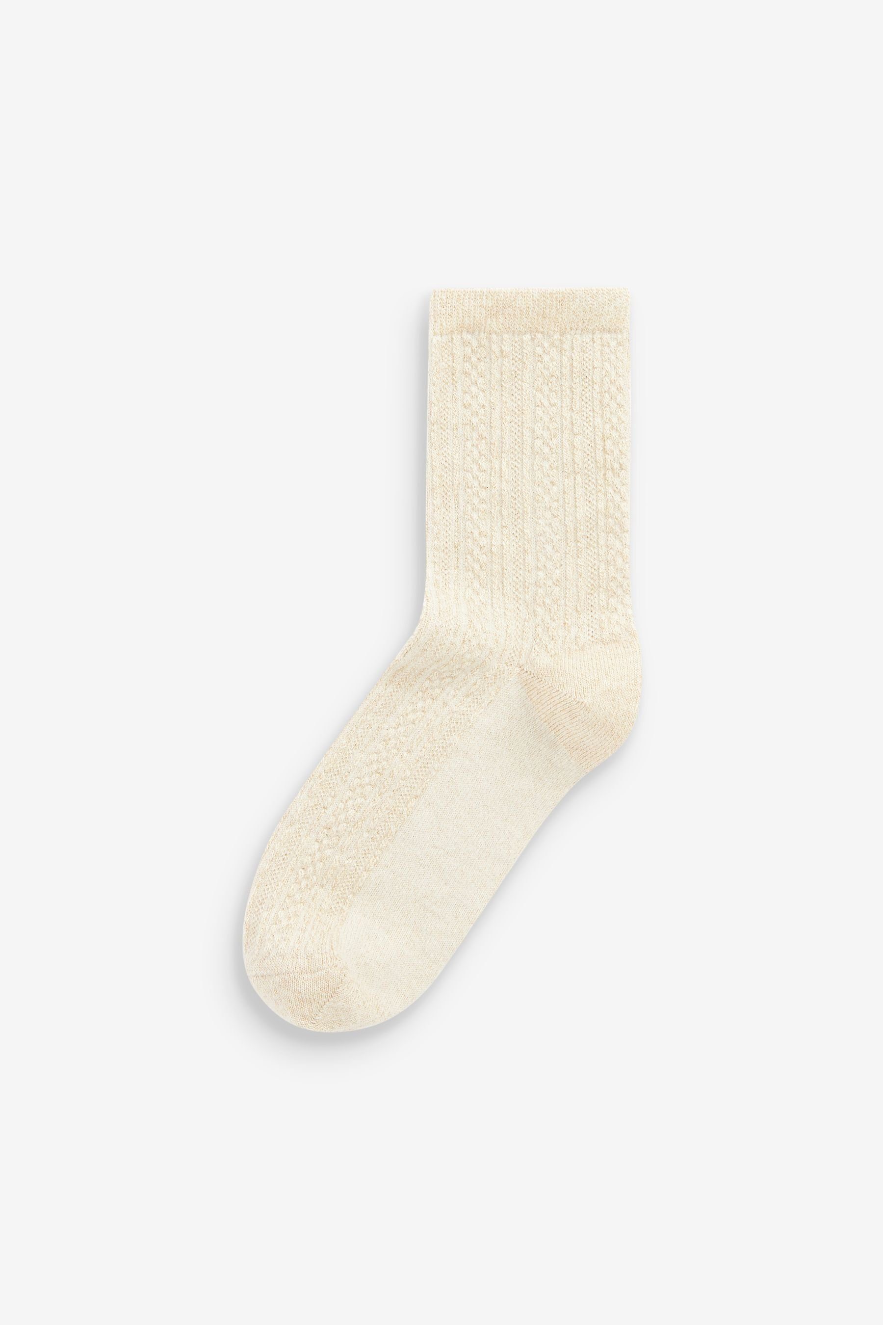 Knöchelhohe Kurzsocken Socken, (1-Paar) 3er-Pack Next