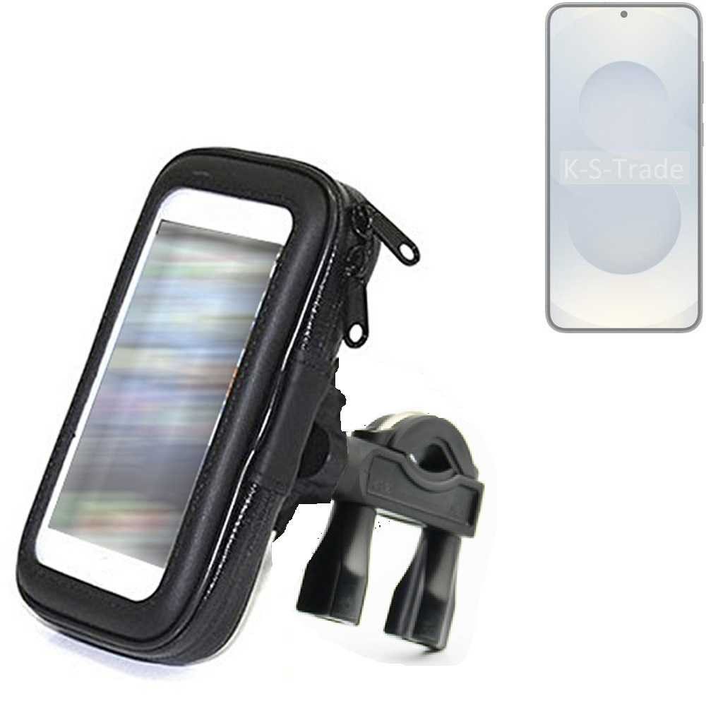 K-S-Trade Smartphone-Halterung für Samsung Galaxy S25+, (Fahrrad-Halterung Handy-Halterung Halter Lenkstange)