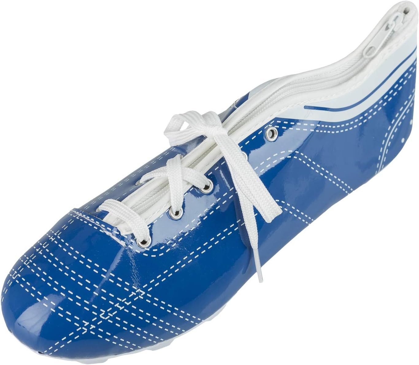 Idena Federmäppchen Idena Federmappe Fußballschuh blau 47-tlg. - 3-Fach Mäppchen