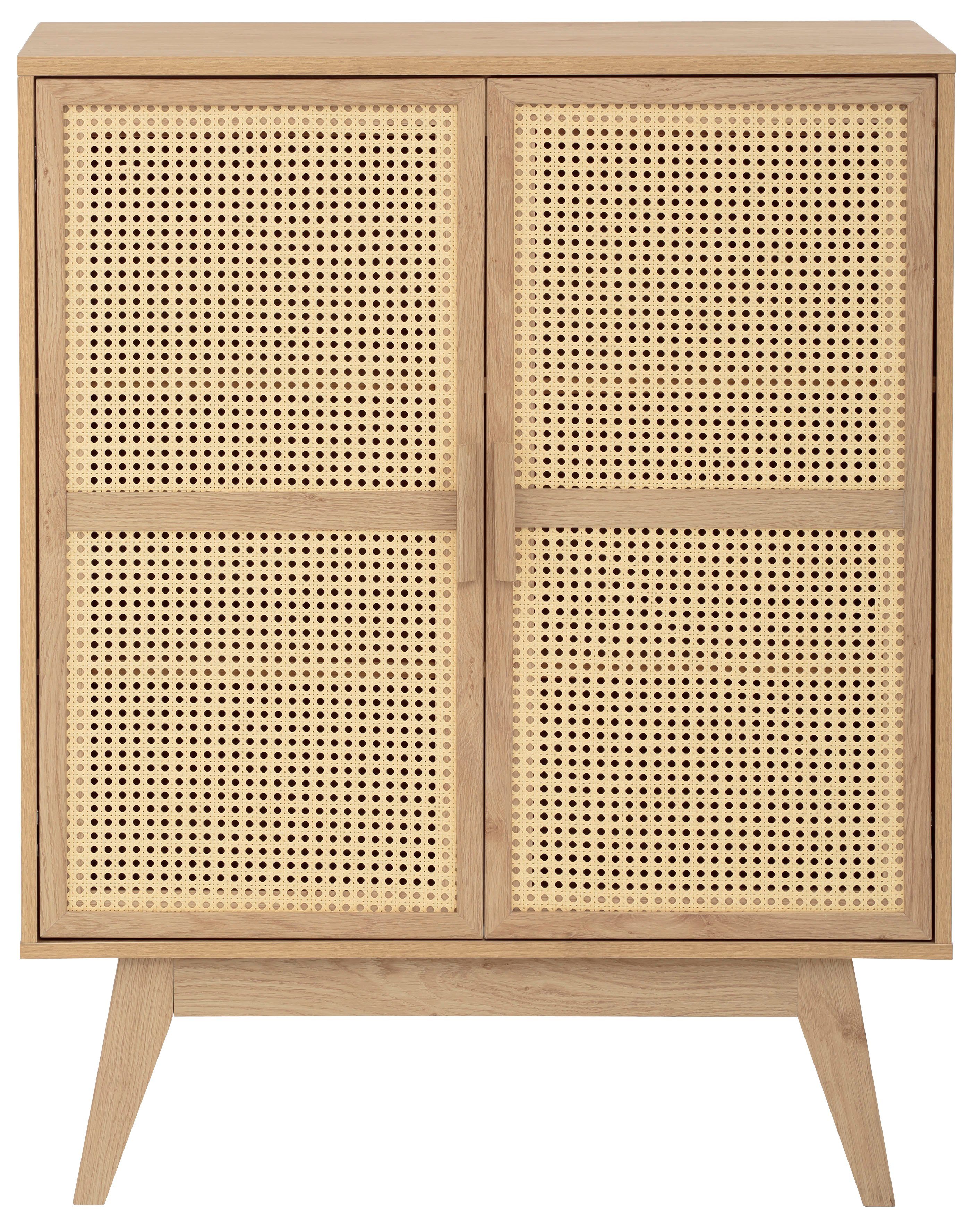 OTTO home Kommode Bridget Highboard, Kommode, feste und verstellbare Einlegeböden, Breite 87cm, Höhe 110cm