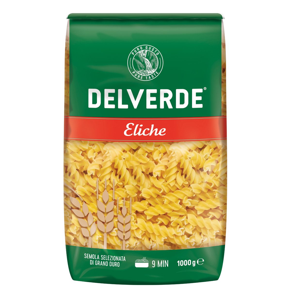 DELVERDE Nudeln, Delverde Eliche Pasta Nudeln Semola Selezionata di Grano Duro 1000g