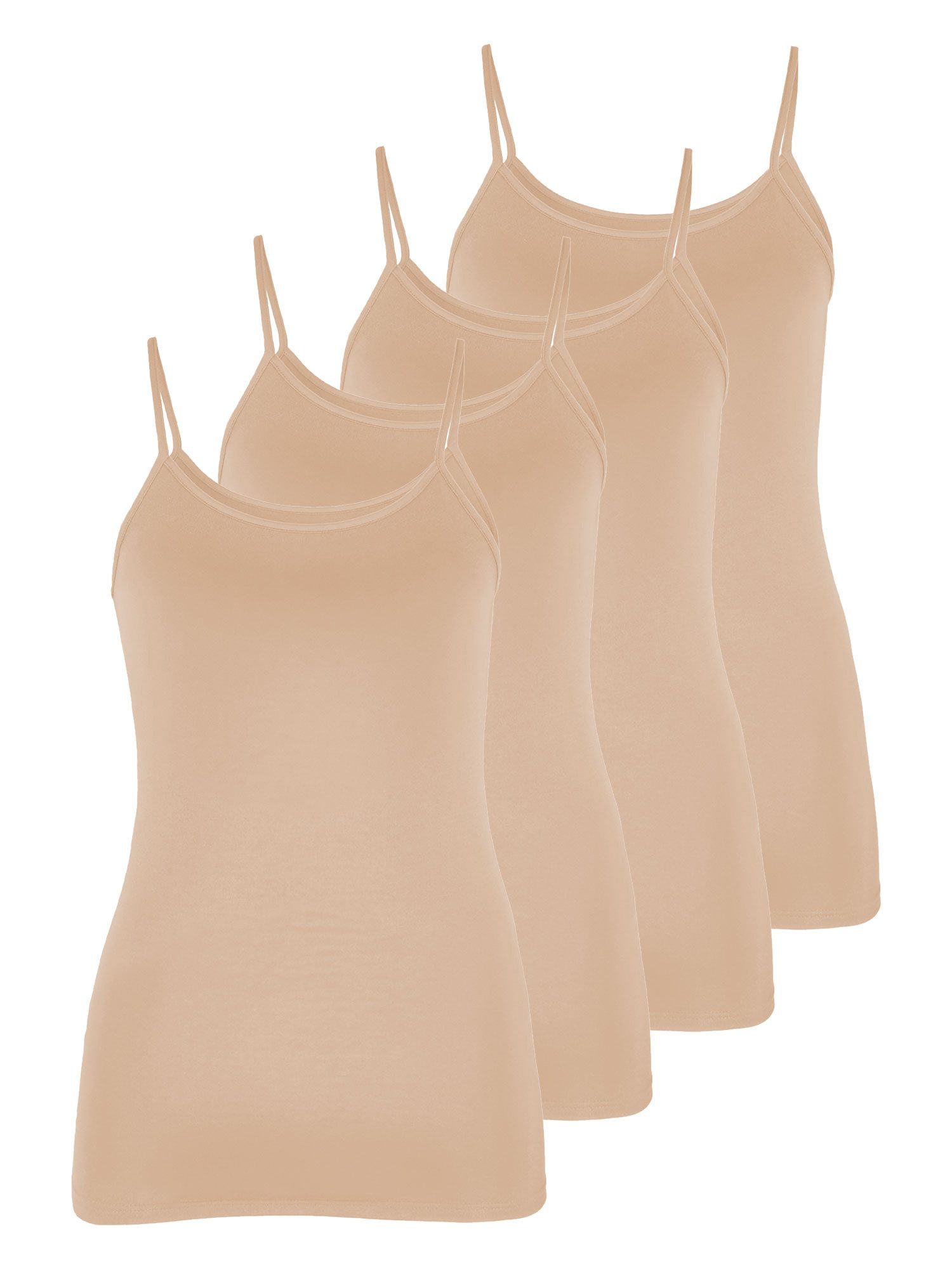 Achseltop 4er Pack Trägerhemd Motion