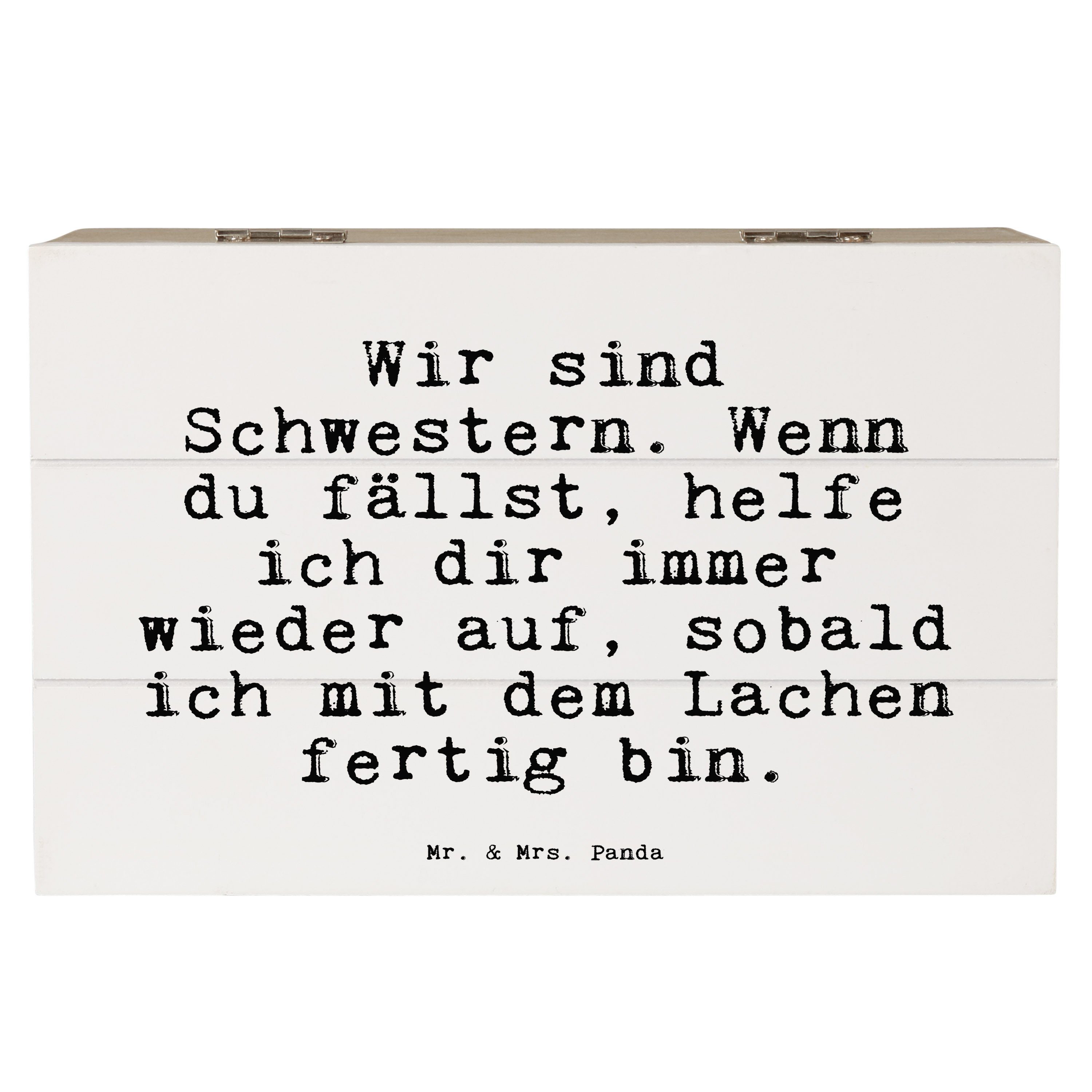 Mr. & Mrs. Panda Dekokiste »Wir sind Schwestern. Wenn... Weiß