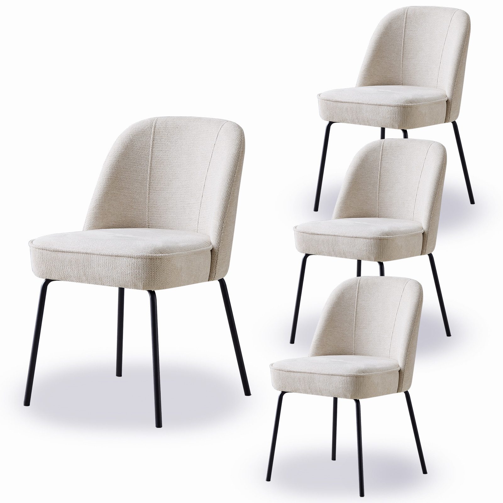 JYMTOM Esszimmerstuhl Samt-Stühle, atmungsaktiv, gepolstert mit Federkissen günstig online kaufen