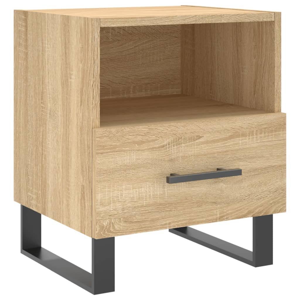 vidaXL Nachttisch Nachttisch Sonoma-Eiche 40x35x47,5 cm Holzwerkstoff (1-St)