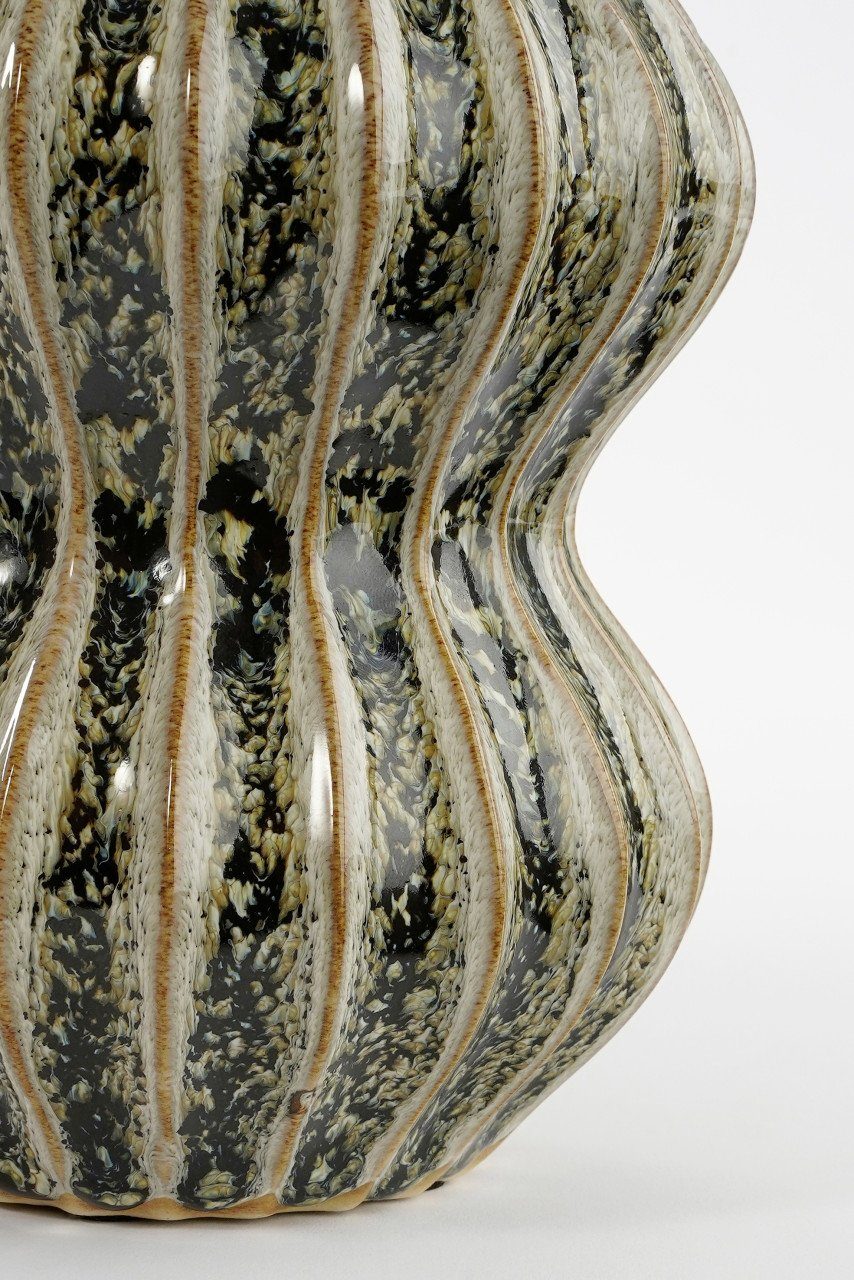 Vase aus Mica Pippa 23 Keramik Decorations cm Mica grün Dekofigur