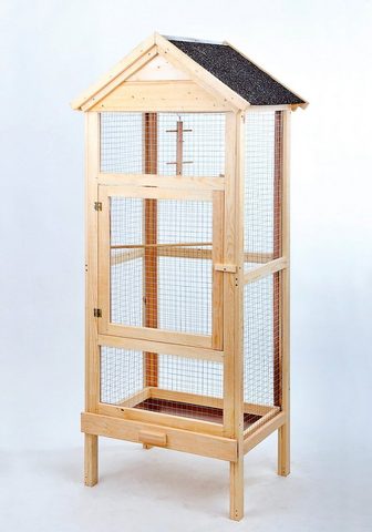 SILVIO DESIGN Вольер для птиц BxTxH: 63x46x160 cm