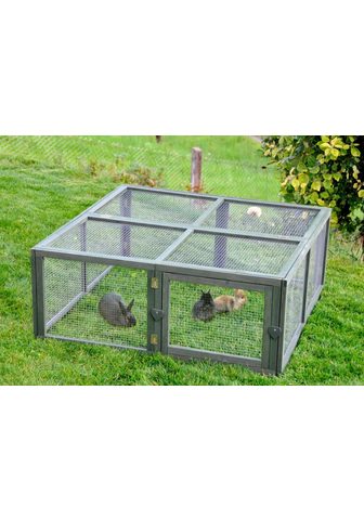 SILVIO DESIGN Клетка для кролика BxTxH: 125x125x48 c...