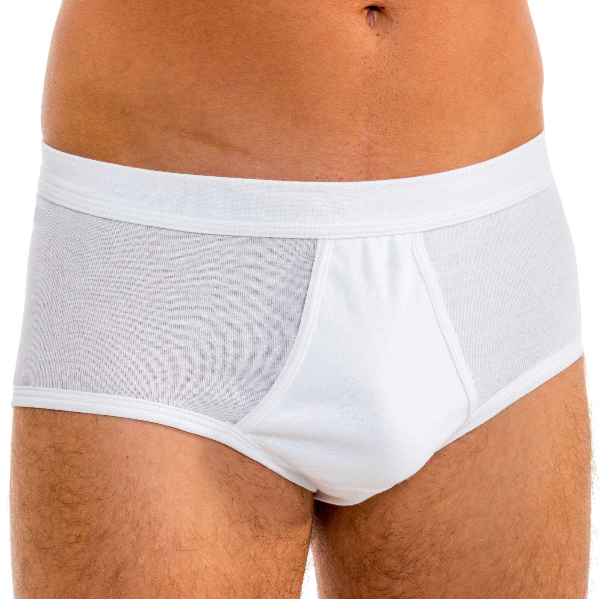 HERMKO Slip 3240 3240 Herren Slip mit Eingriff Unterhose 100% Bio-Baumwolle bis Gr. 14