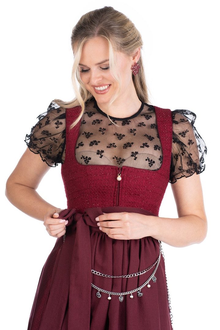 MarJo Dirndl Midi Dirndl 2tlg. - ERNSTHOFEN - wine