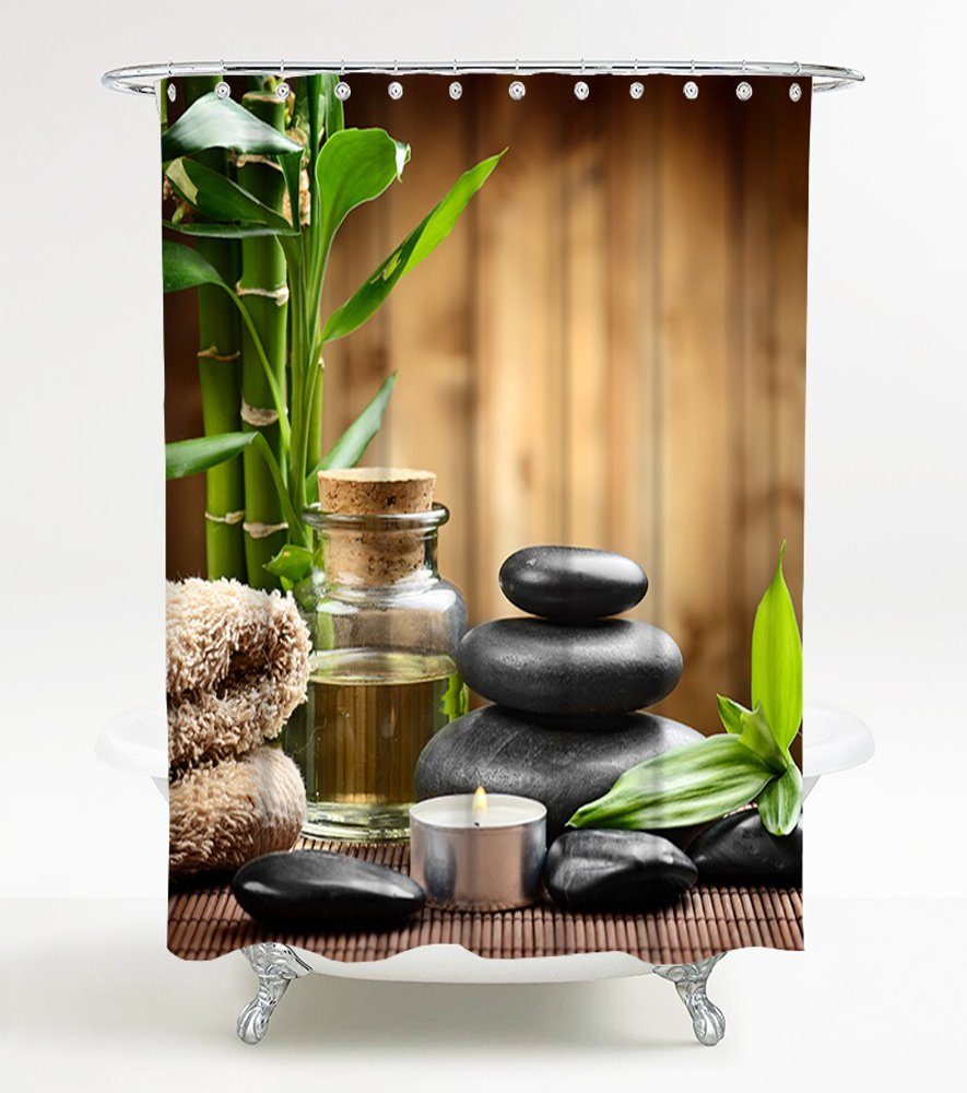 Sanilo Duschvorhang Spa 180 x 200 cm, 100% wasserdicht, Anti-Schimmel-Effek günstig online kaufen