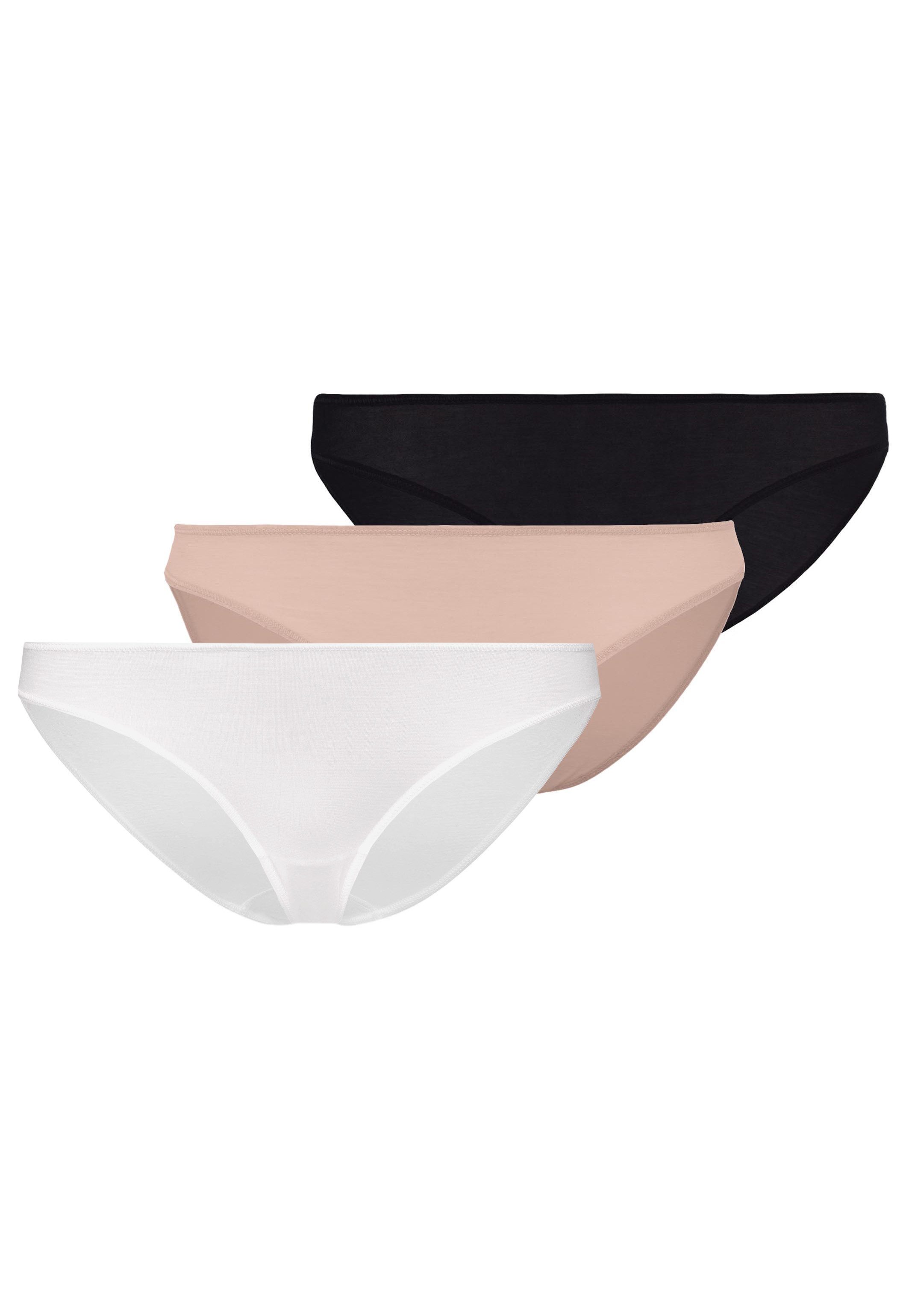 Hanro Minislip 3er Pack Ultralight (Spar-Set, 3-St) Mini Slip - Baumwolle - Atmungsaktiv - Leichter Single-Jersey