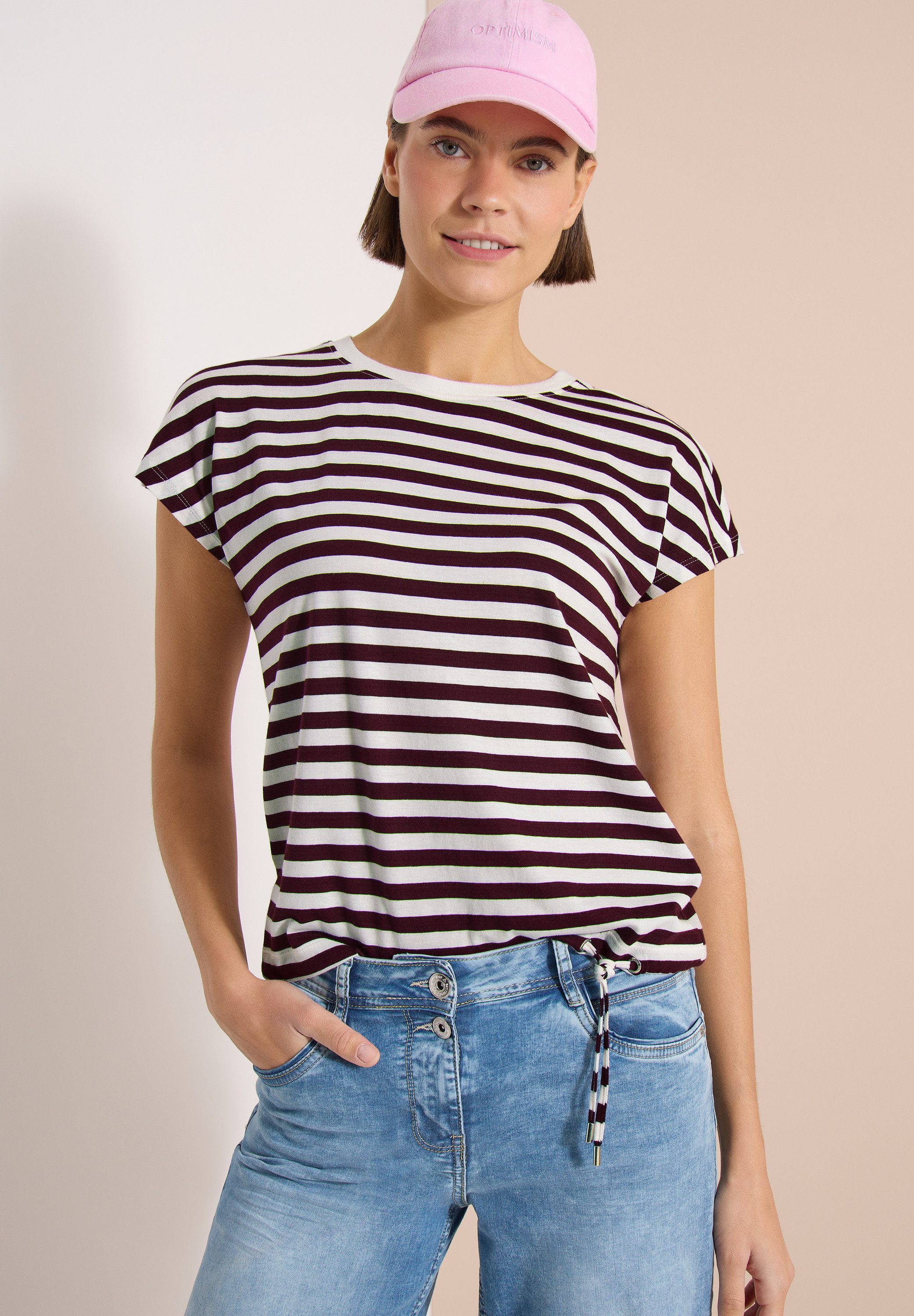 CECIL Blusenshirt im soften Baumwoll-Mix