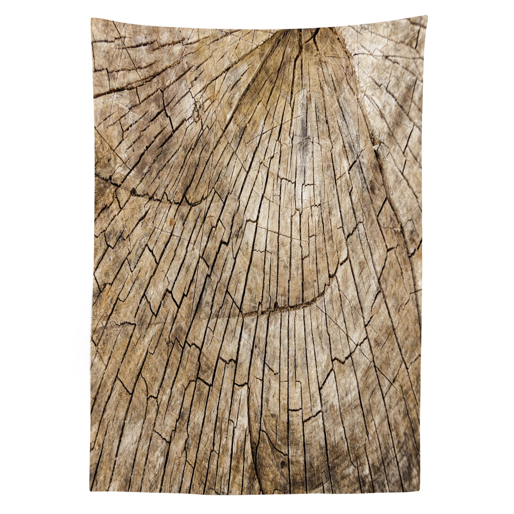 Abakuhaus Tischdecke Farbfest Waschbar Für den Außen Bereich geeignet Klare Farben, Bauholz Holz Natur Wald