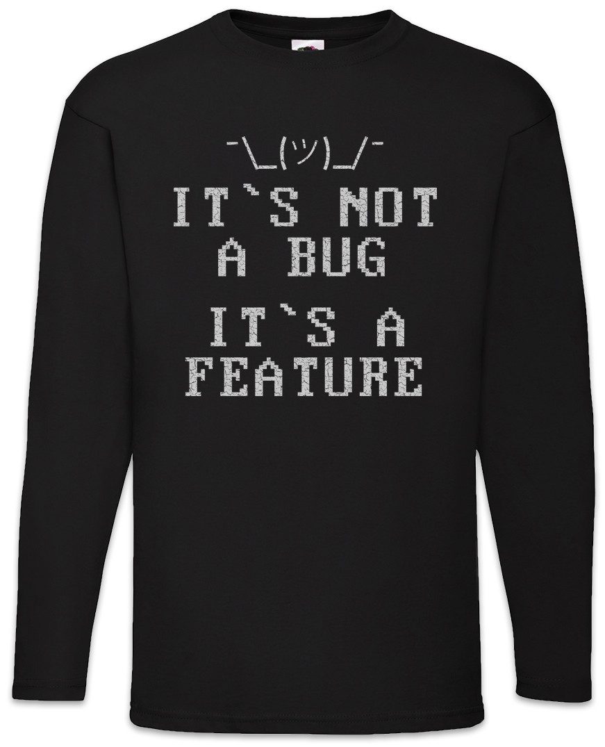 Langarmshirt It's Not A Bug Langarm T-Shirt Informatiker Computer Mathe Mathematik