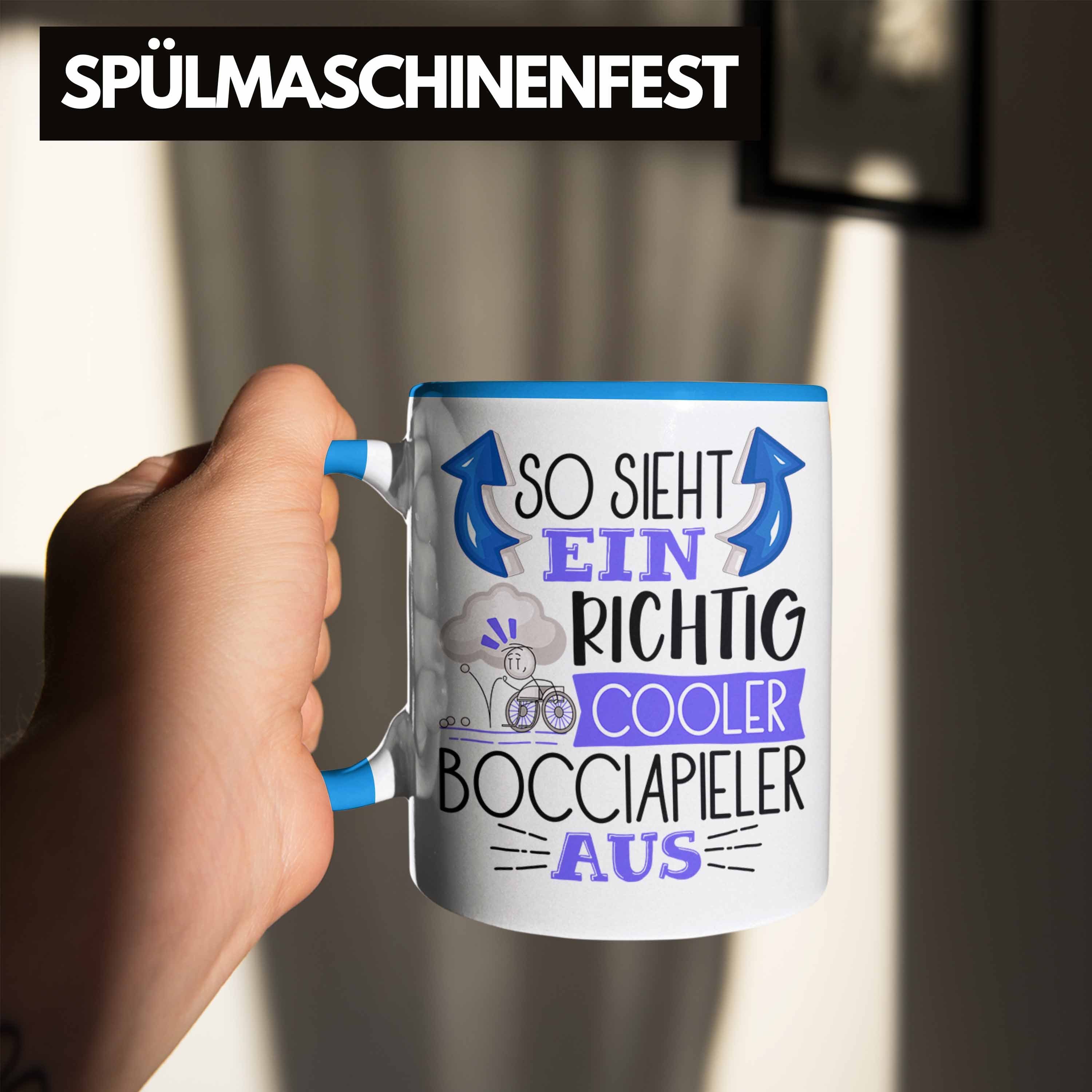 Blau Bocciapieler Aus Geschenk Trendation Ein So Cooler Tasse Tasse Sieht Richtig Lustiger